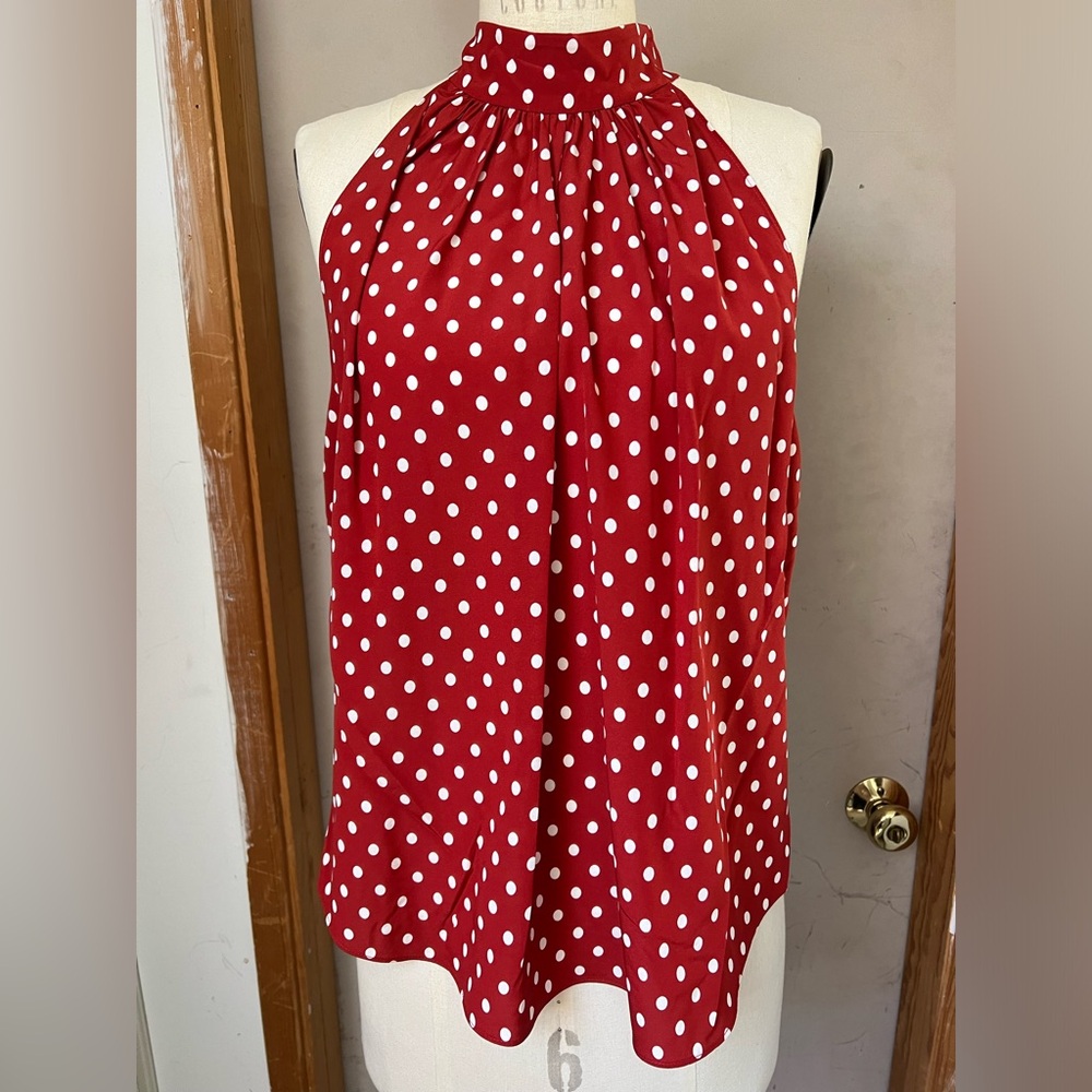 $348 NWT Veronica Beard Kovi Silk Halter Top - Size 14